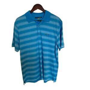 Greg Norman Play Dry technology blue polo men's medium